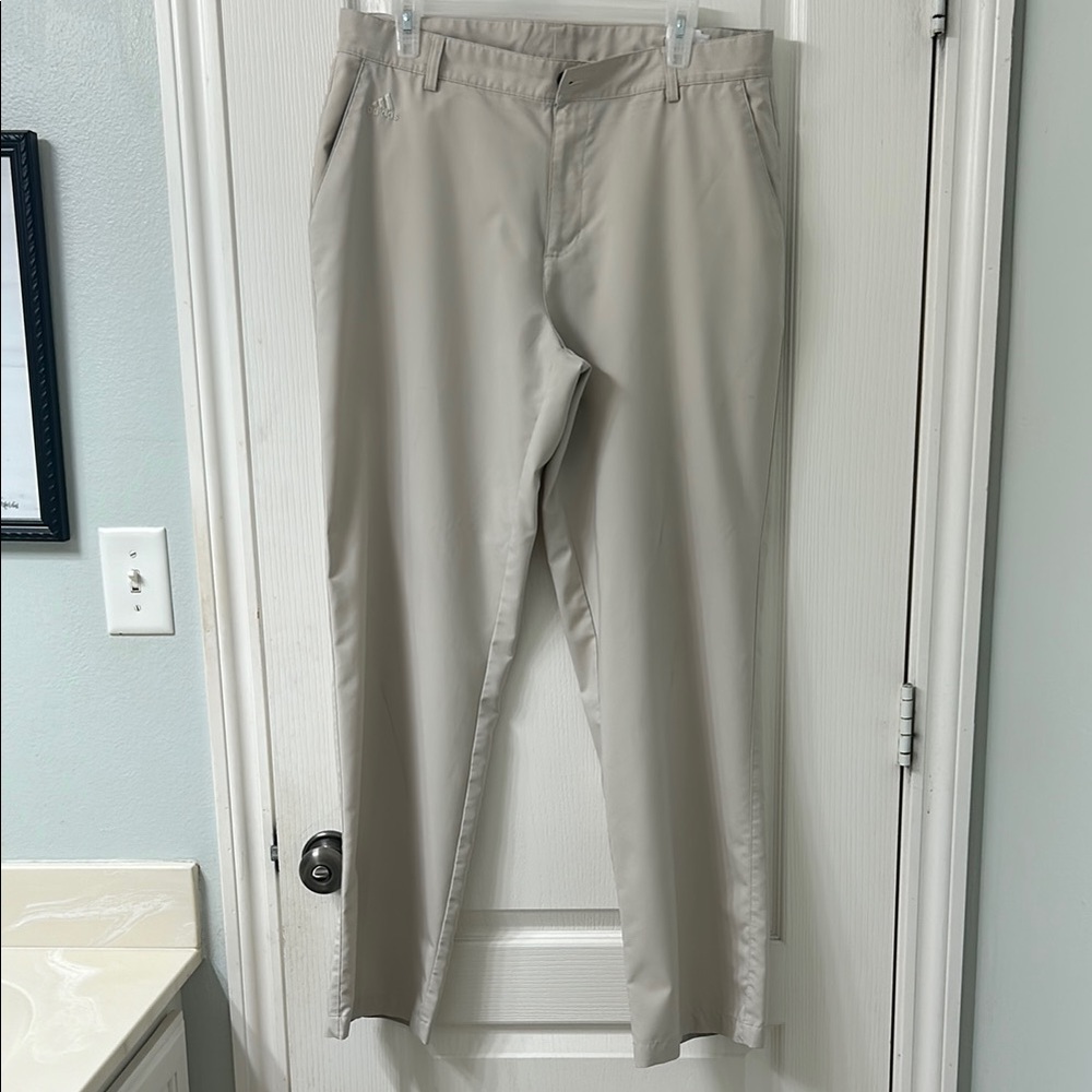 Adidas Tan Chinos Lightweight Versatile Design
